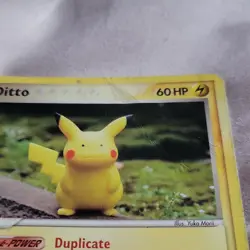 Pokemon TCG Ditto (Pikachu) EX Delta Species 63/113 60 HP Common English - Image 2