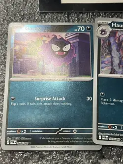 Reverse Holo Gastly 48/88 Haunter 49/88 And Gengar 50/88 Perfect Order Pokemon - Image 2