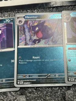 Reverse Holo Gastly 48/88 Haunter 49/88 And Gengar 50/88 Perfect Order Pokemon - Image 3