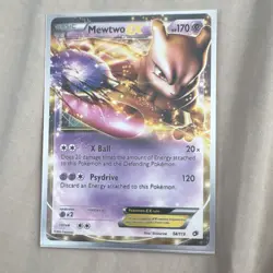 Pokemon Mewtwo EX 54/113 Legendary Treasures Ultra Rare Holo 170 HP - Image 1