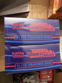 🔥Pokemon TCG Sword Shield Darkness Ablaze Elite Trainer Box Lot Of 2! Sealed!🔥 - Image 4