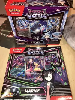 Pokemon Rival Battle Deck's Marnie And Steven Factory Sealed Brand New - Image 1