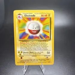 Pokemon TCG Electrode 21/102 Base Set Rare Near Mint 1999 WoTC -g - Image 1