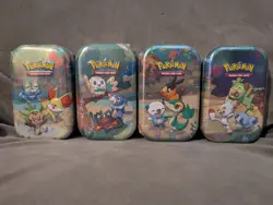 Pokemon TCG Celebrations Mini Tin Pack Sealed (Lot of 4) - Image 1