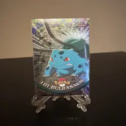 Topps Chrome 2000 #01 Bulbasaur Pokemon TV Animation Series MP-HP - Image 1