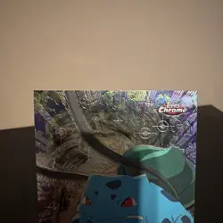 Topps Chrome 2000 #01 Bulbasaur Pokemon TV Animation Series MP-HP - Image 3