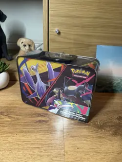 Pokemon TCG - Collector Tin Chest Mega Gardevoir & Mega Lucario Sealed & New - Image 3
