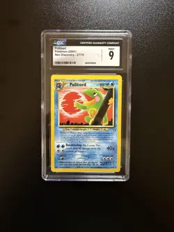 Pokemon Politoed 27/75 Neo Discovery Unlimited Rare Card 2001 Vintage Mint 9 - Image 1