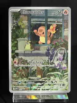 Pokemon SV Black Star Promo Charmander SVP EN 044 Illustration Rare - Image 1
