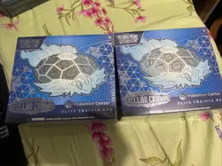 LOT OF 2 - Pokemon TCG: Stellar Crown Pokemon Center Exclusive Elite Trainer Box - Image 1
