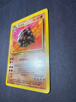 GOLEM 36/62 UNCOMMON FOSSIL POKEMON UNLIMITED TCG - Image 3