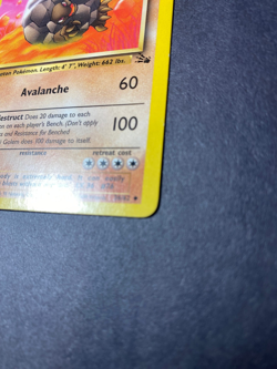 GOLEM 36/62 UNCOMMON FOSSIL POKEMON UNLIMITED TCG - Image 4
