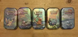 Pokemon TCG: Kanto Friends Mini Tin Set Of 5 Sealed - L24 - BRAND NEW - Image 1