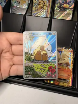 Pokemon Alolan Dugtrio 208/191 SV08 Surging Sparks Illustration Rare Holo 110 HP - Image 1