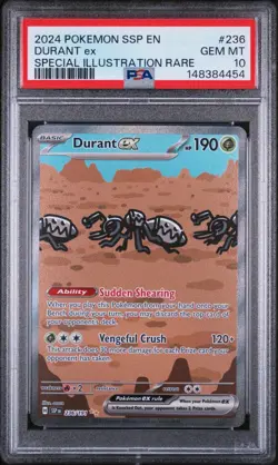 POKEMON - DURANT EX - SURGING SPARKS SIR PSA 10 - Image 1