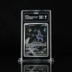 2023 Pokemon SV 151 Ultra Premium #052 Mewtwo Black Star Promo TAG 9 (928) - Image 1