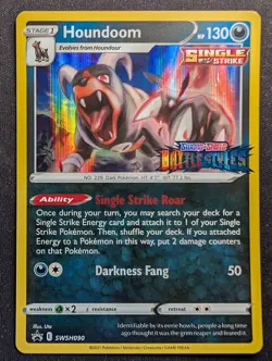 Houndoom - SWSH090 Battle Styles Black Star Promo (Pokemon) - Image 1