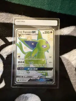 Pokemon TCG Espeon GX Full Art Rare SV60/SV94 Shiny Variant Hidden Fates - Image 1