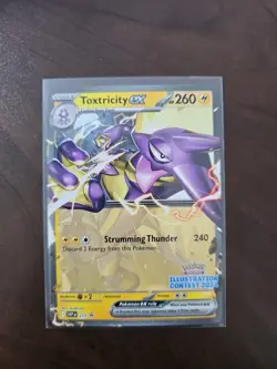 Toxtricity ex SVP 215 Pokemon 2024 Illustration Contest Promo - Free Shipping - Image 1