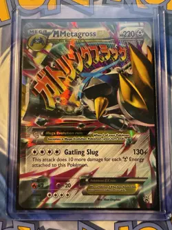 Pokemon TCG M Mega Metagross EX XY35 Black Star Promo Card English Edition - Image 2
