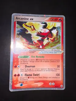 2006 Pokemon Ex Legend Maker #83/92 Arcanine Ex Ultra Rare Eng NEARMINT - Image 1