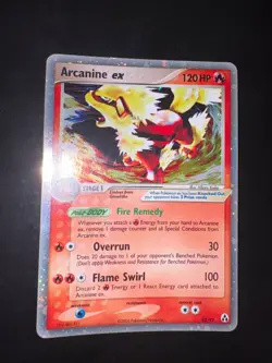 2006 Pokemon Ex Legend Maker #83/92 Arcanine Ex Ultra Rare Eng NEARMINT - Image 2