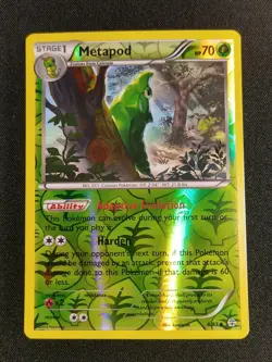 Pokemon Metapod 4/83 Reverse Holo XY Generations NM - Image 1