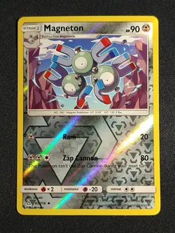 Pokemon Magneton 82/156 Reverse Holo SM Ultra Prism NM - Image 1