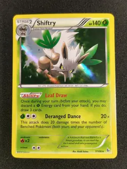 Pokemon Shiftry 7/106 Holo Rare XY FlashFire NM - Image 1