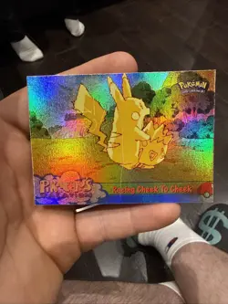 Pokemon TCG Racing Cheek to Cheek Pokemon Topps Pikachu's Vacation 48 - Image 1