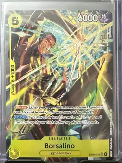 OP15 Borsalino (Alt Art) EB04-058 SR OP15 KAMI’S ISLAND ENGLISH ALTERNATE NM - Image 1