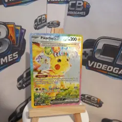 Pokemon Cards Pikachu ex 238/191 Surging Sparks Special Illustration Rare NM - Image 1