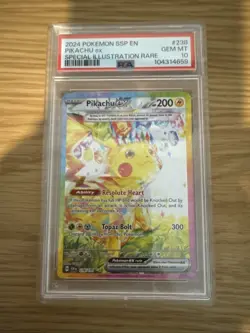 PSA 10 Pikachu ex 238/191 Surging Sparks Special Illustration Rare Pokemon Card - Image 3