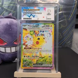 Pokemon TCG Pikachu EX 238/191 Surging Sparks Special Illustration Rare Ace 9 - Image 1