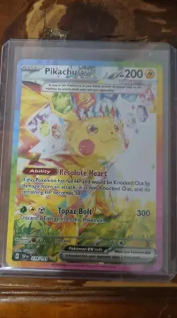 Pokemon Pikachu ex 238/191 SV08 Surging Sparks Special Illustration Rare SIR NM - Image 1