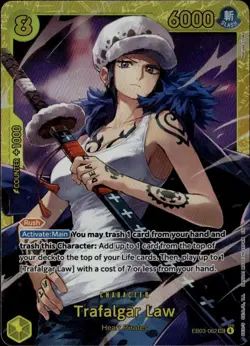 Trafalgar Law SEC EB-03 Extra Booster: One Piece Heroines Edition EB03-062 NM - Image 1