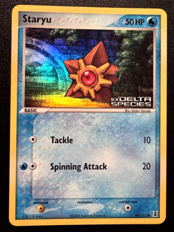 Staryu 84/113 EX Delta Species Pokemon Card Reverse Holo Foil Rare LP - Image 1