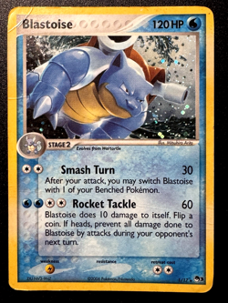 Blastoise 1/17 POP Series 3 Promo Pokemon Card Holo Foil Rare Swirl HP - Image 1