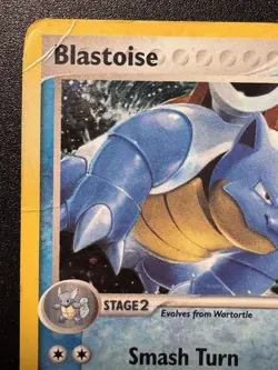 Blastoise 1/17 POP Series 3 Promo Pokemon Card Holo Foil Rare Swirl HP - Image 3