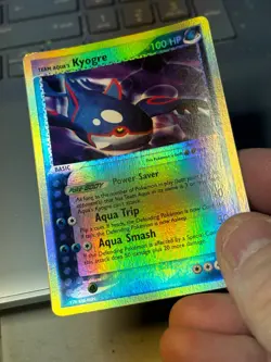 KYOGRE 3/95 Reverse Holo ex Team Aqua's NM Pokemon Card - Check Description - Image 2