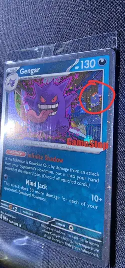 *SWIRL* Pokemon TCG Gengar 050/088 Promo Sealed Stamped Gamestop Promo Card - Image 1