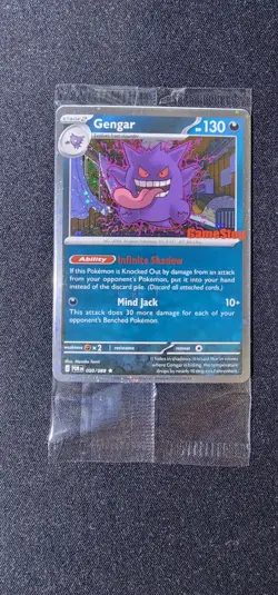 *SWIRL* Pokemon TCG Gengar 050/088 Promo Sealed Stamped Gamestop Promo Card - Image 3