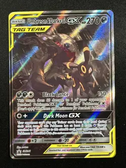 Umbreon & Darkrai GX SM241 Tag Team Holo Card Pokemon English - Image 1