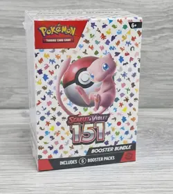 151 Booster Bundle Sealed TCG Pokemon Card New Pokemon 6 Booster Pack - Image 1