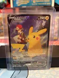 Pokemon Pikachu V TG16/TG30 Lost Origin Ultra Rare Holo Full Art Card - Image 1