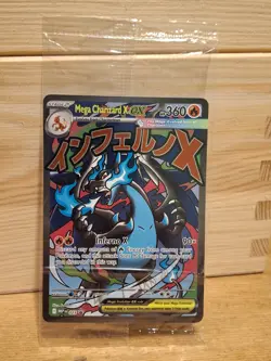 SEALED! Mega Charizard X EX MEP 023 Oricorio 024 UPC Promo Full Art Pokemon Card - Image 1