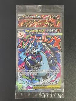 SEALED! Mega Charizard X EX MEP 023 Oricorio 024 UPC Promo Full Art Pokemon Card - Image 1