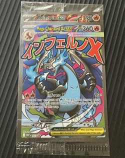 SEALED! Mega Charizard X EX MEP 023 Oricorio 024 UPC Promo Full Art Pokemon Card - Image 1