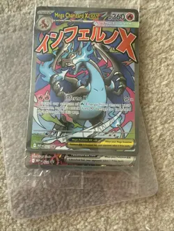 SEALED! Mega Charizard X EX MEP 023 Oricorio 024 UPC Promo Full Art Pokemon Card - Image 4