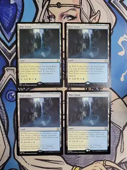 4x Port Town - NM/M Mixed Sets M3C NCC MTG Magic the Gathering - Image 1